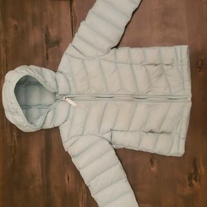 Down filled puffer jacket for girl